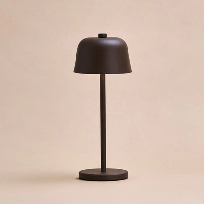 Lámpara de mesa recargable Anton Mocha Brown | Iluminación elegante e inalámbrica