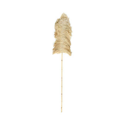 Raffia Palm Leaf Decoration - Natural Handmade Boho Decor