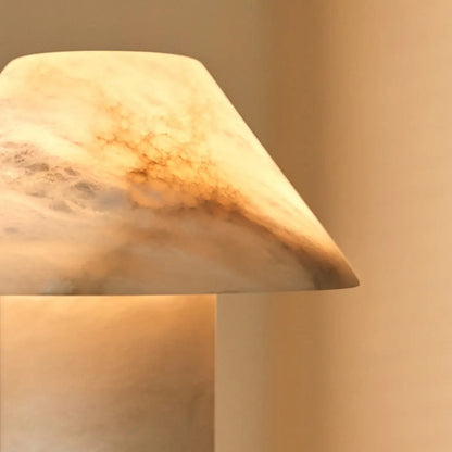 Alabaster Table Lamp - Eleonora Unique Design with Soft Glow