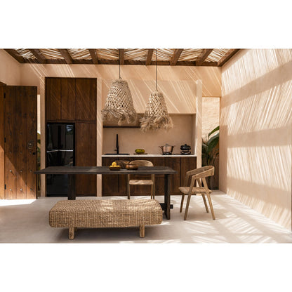 Water Hyacinth Bench - Natural Fiber Seating