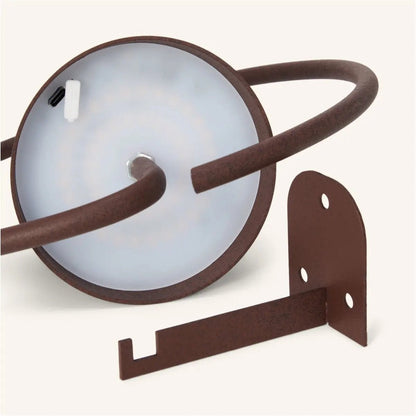 Metal Wall Lamp – Dark Brown Rechargeable Cordless Dimmable