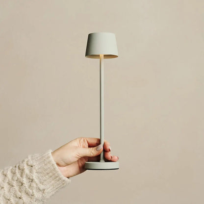 Vondel Mini Rechargeable Table Lamp Set - Shadow Grey with Charging Station