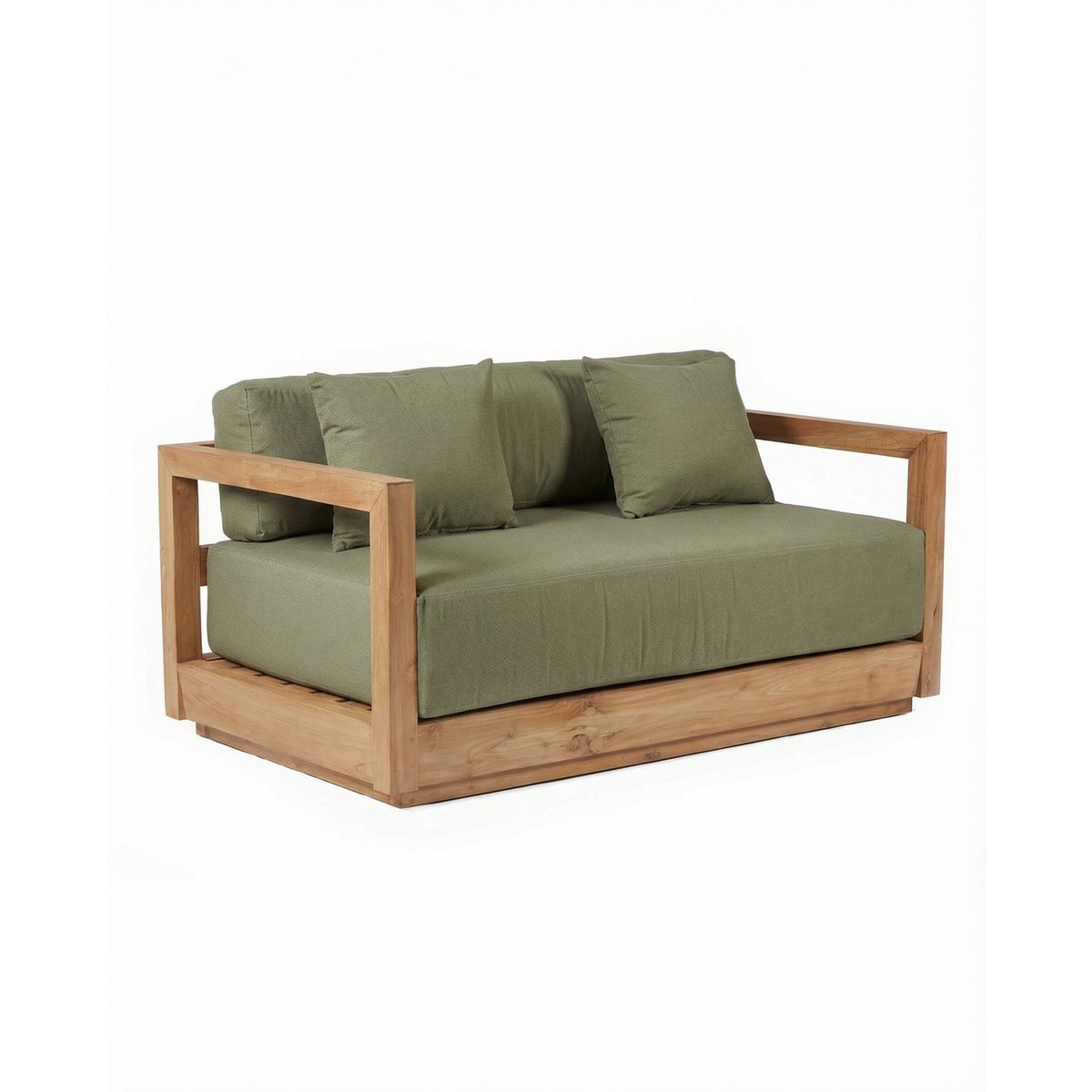 Das Umalas Zweisitzer-Sofa – Outdoor – Grüne Alge