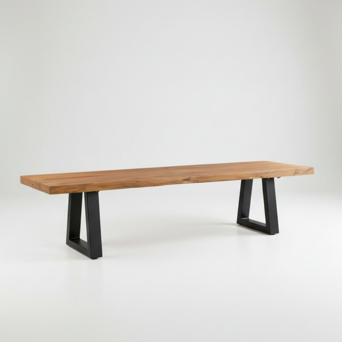 The Bench With Iron Legs - Natural - 280