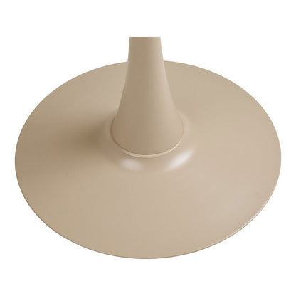 Table bistro Meira, acier, taupe, ø60x72 cm