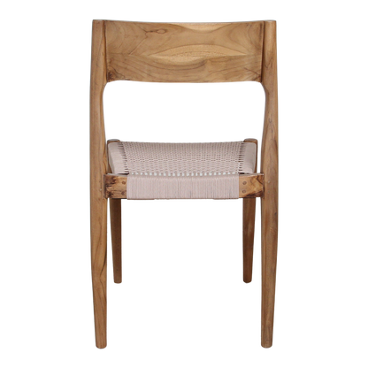 Freya Garden chair Natural - Dark teak
