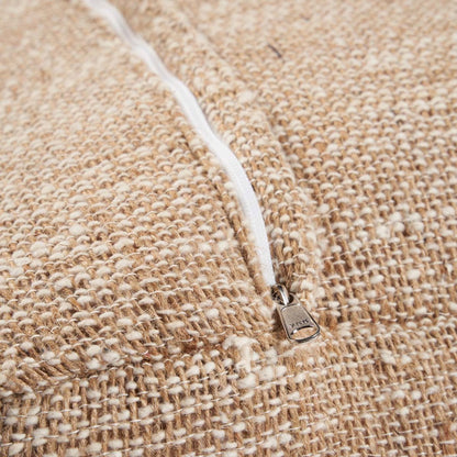 Beige Pouffe Ottoman - The Comfy Pouffe