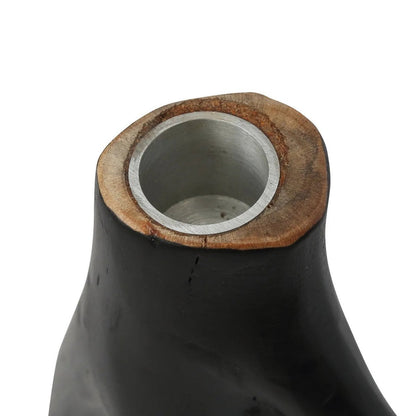 The Triple Twig Candle Holder - Black