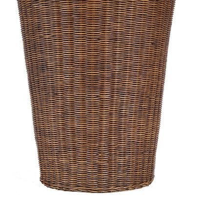 Rattan Pendant Light - Dark Walnut XXL Woven Hanging Lamp