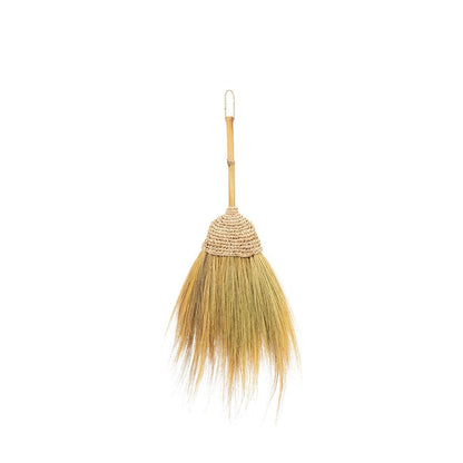 Raffia Broom - Natural Fiber Hand Broom for Gentle Cleaning