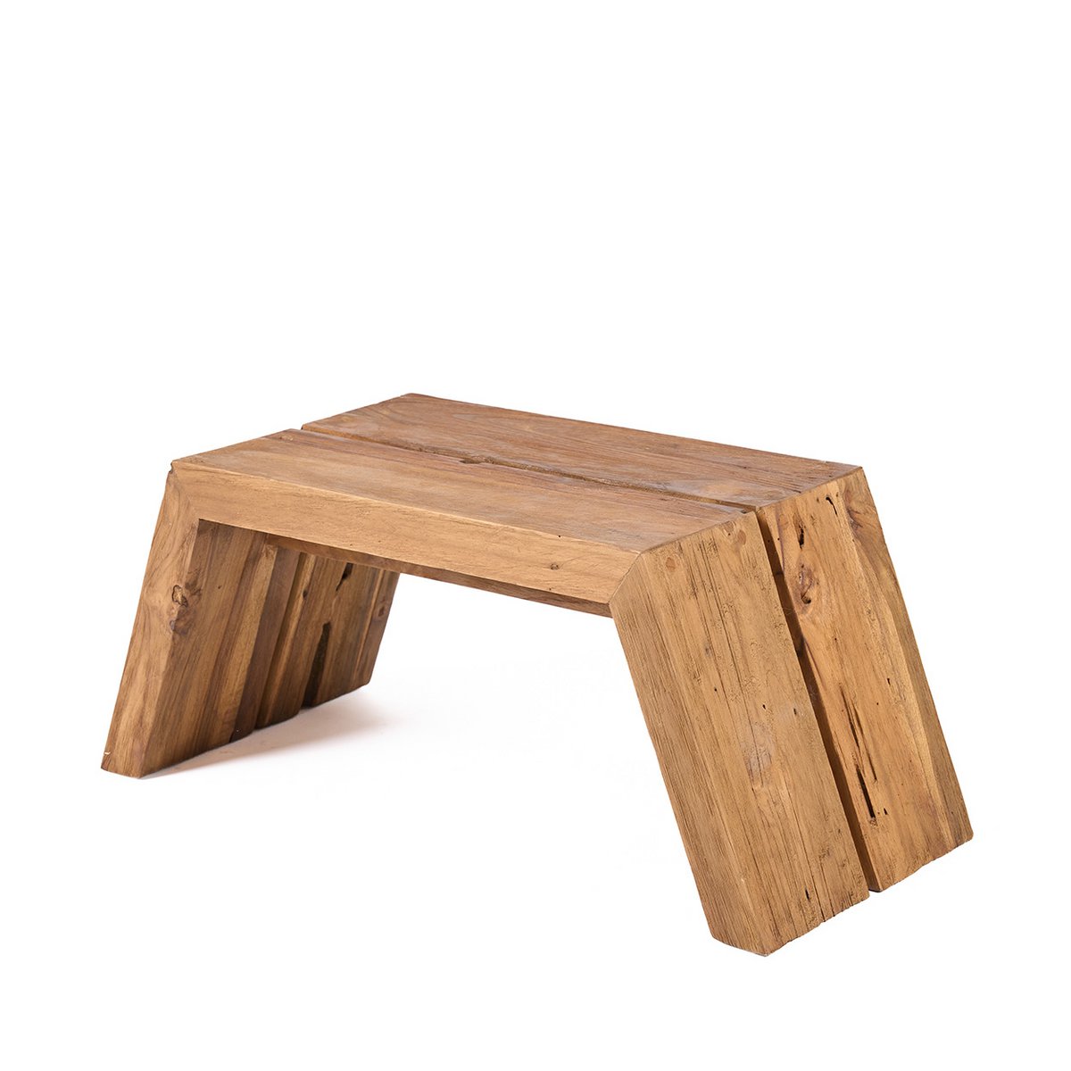 Teak Side Table - Natural Cocoon Accent Table