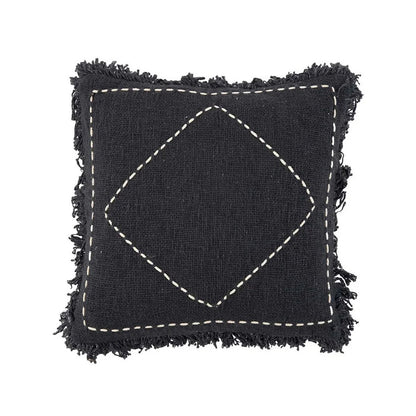 Cotton Cushion Cover – Black and White Kasbah Design, 50x50 cm