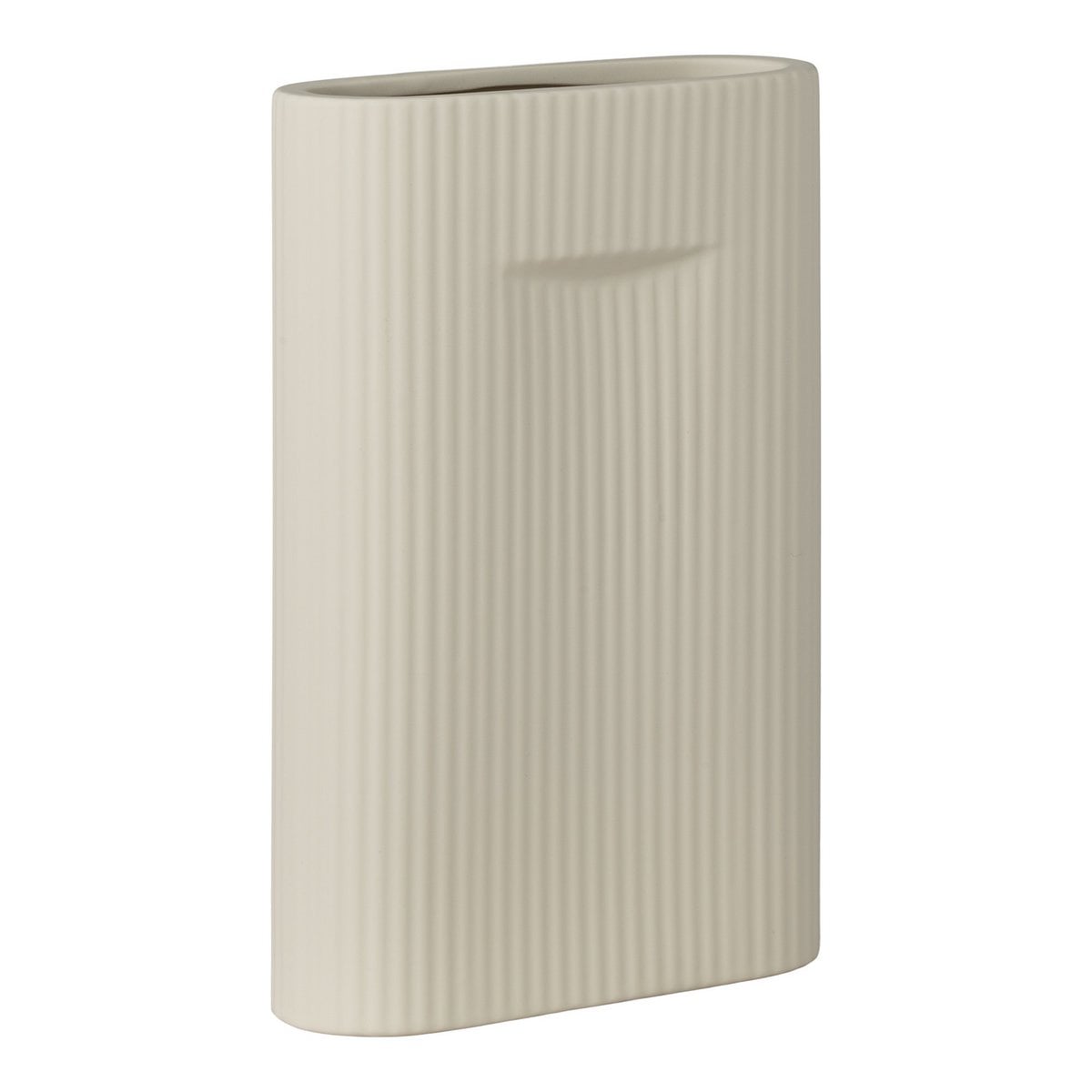 Ceramic Vase - Grey Nordic Style Vase, 26 cm Tall