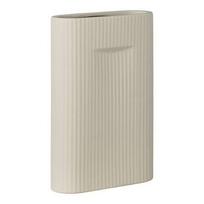 Ceramic Vase - Grey Nordic Style Vase, 26 cm Tall