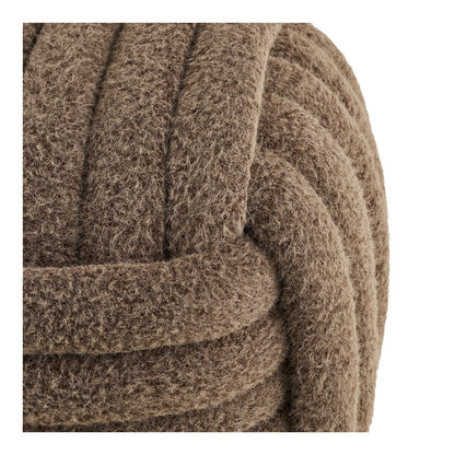 Napier Brown Pouf - Versatile Seating | House Nordic