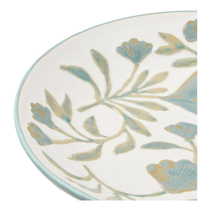 Ceramic Serving Tray - White Decorative Tray, 35.5 cm