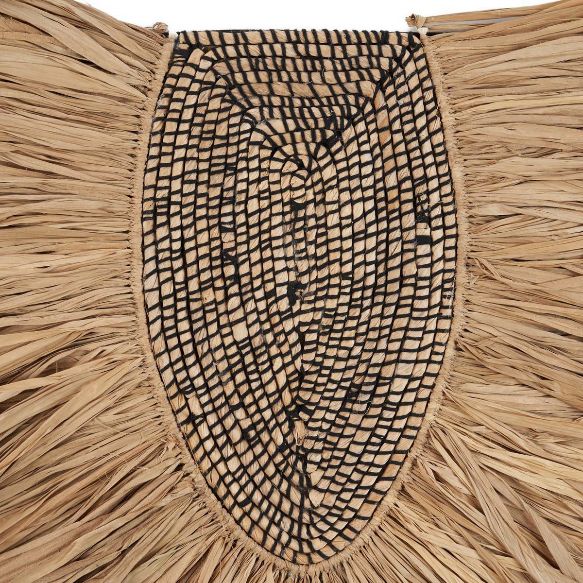 Woven Grass Wall Decor - Natural Fiber Wall Art, 60cm Diameter