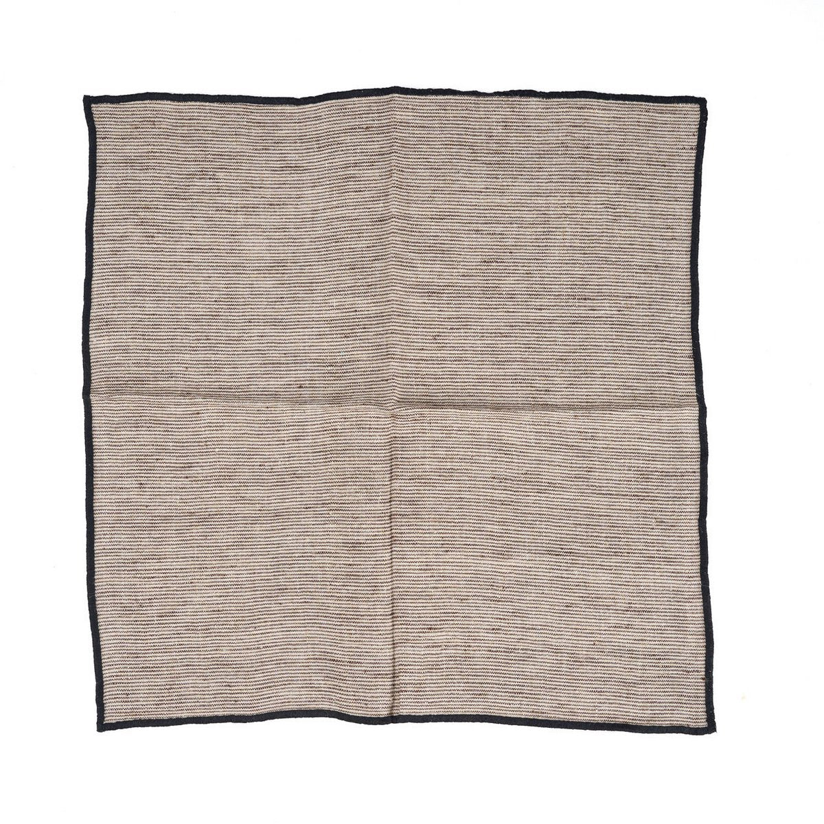 Linen Napkin - Natural Black - 45x45