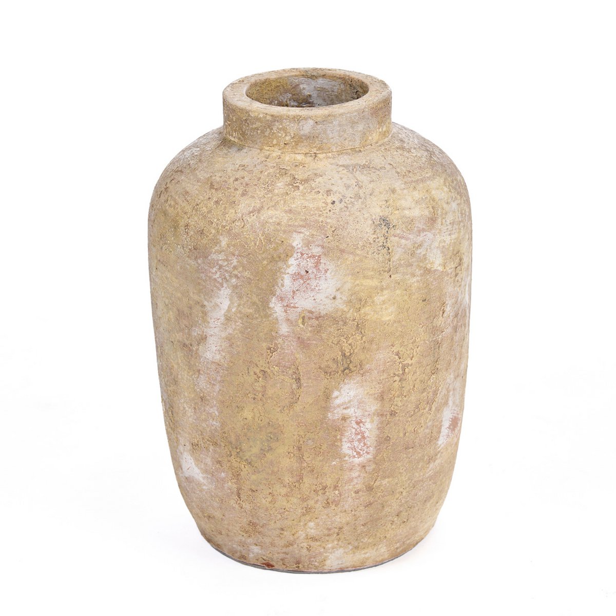Ceramic Vase - Cream Terracotta Echo Vase - Medium