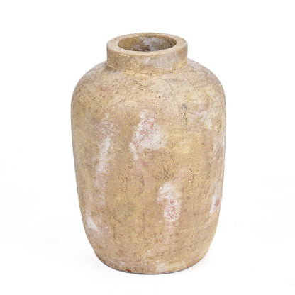 Ceramic Vase - Cream Terracotta Echo Vase - Medium