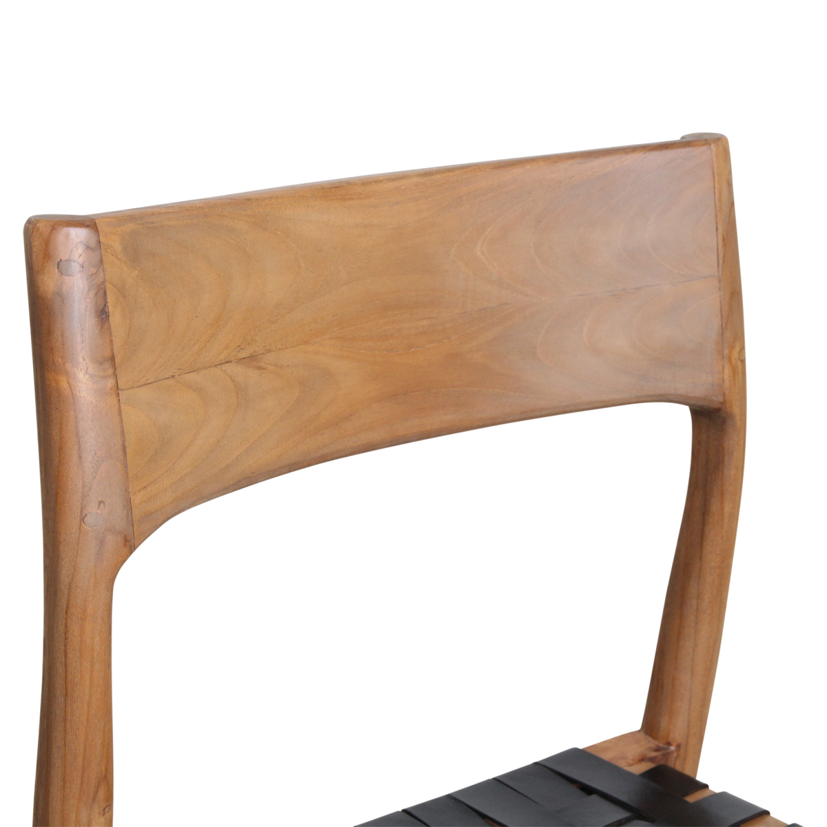 Freya dining room chair black leather