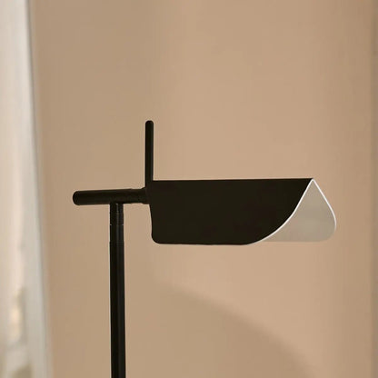 Black Metal Table Lamp - Modern Scandinavian Dresser Lamp