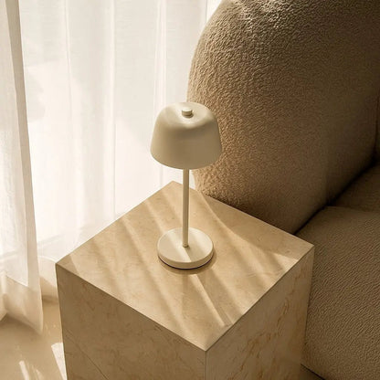 Rechargeable Table Lamp - Cordless Vanilla Light with Touch Dimming
