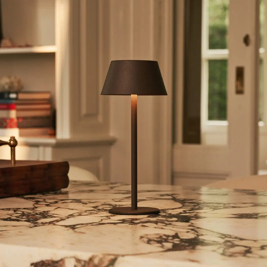 Milou Mocha Brown Table lamp without cable | Modern, Design & 3 Light modes