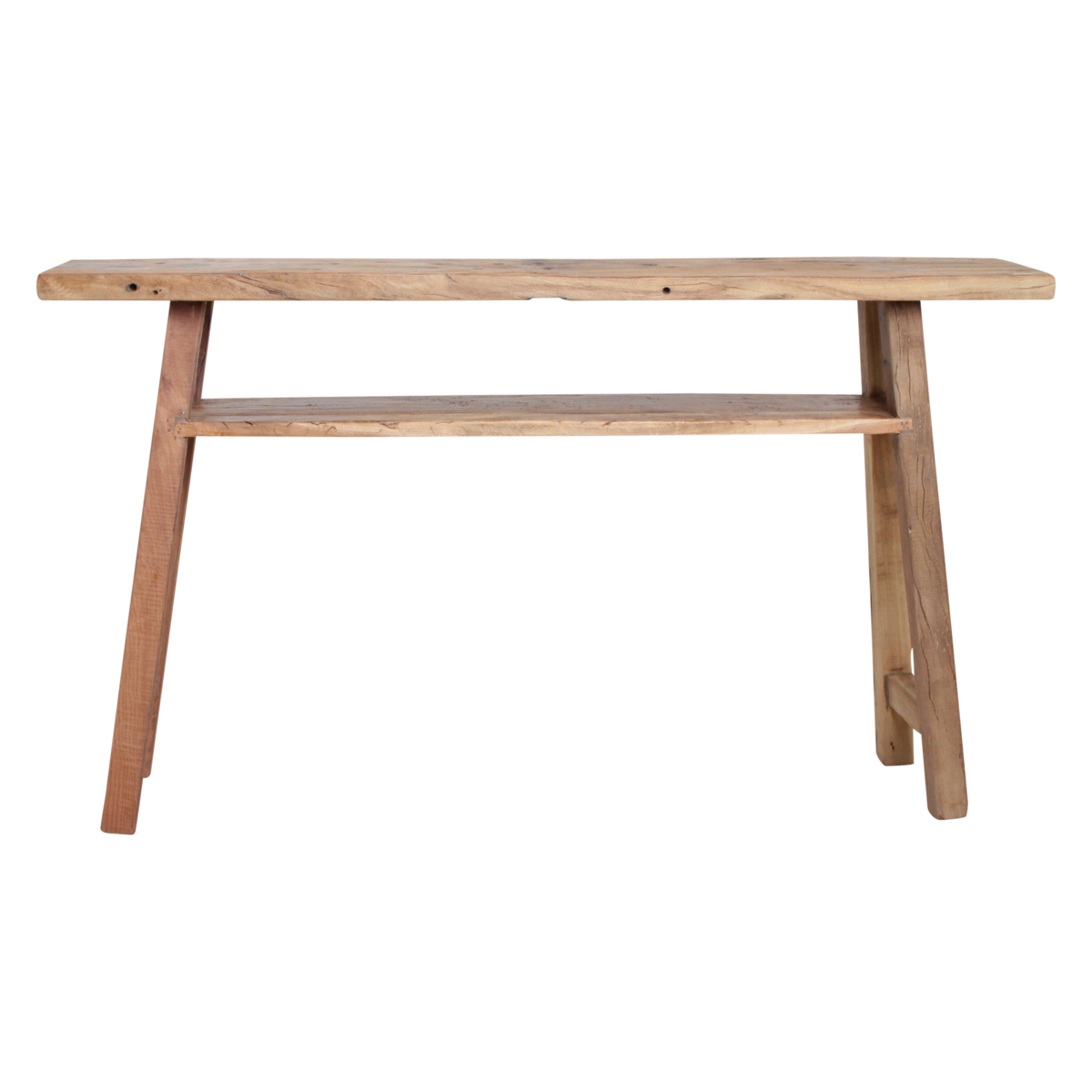 Reclaimed Wood Console Table – Farmwood Rustic Style, Large