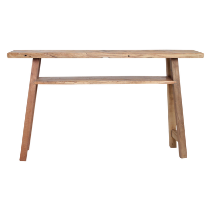 Reclaimed Wood Console Table – Farmwood Rustic Style, Large