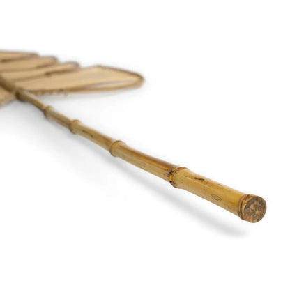 Rattan Monstera Leaf Decor - Natural Scandinavian Style