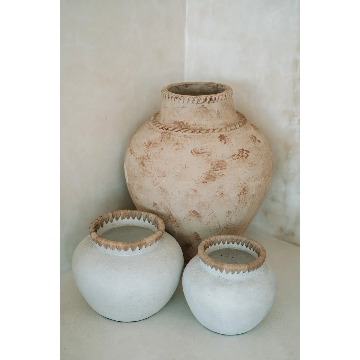 El Jarrón Styly - Concreto Natural - M