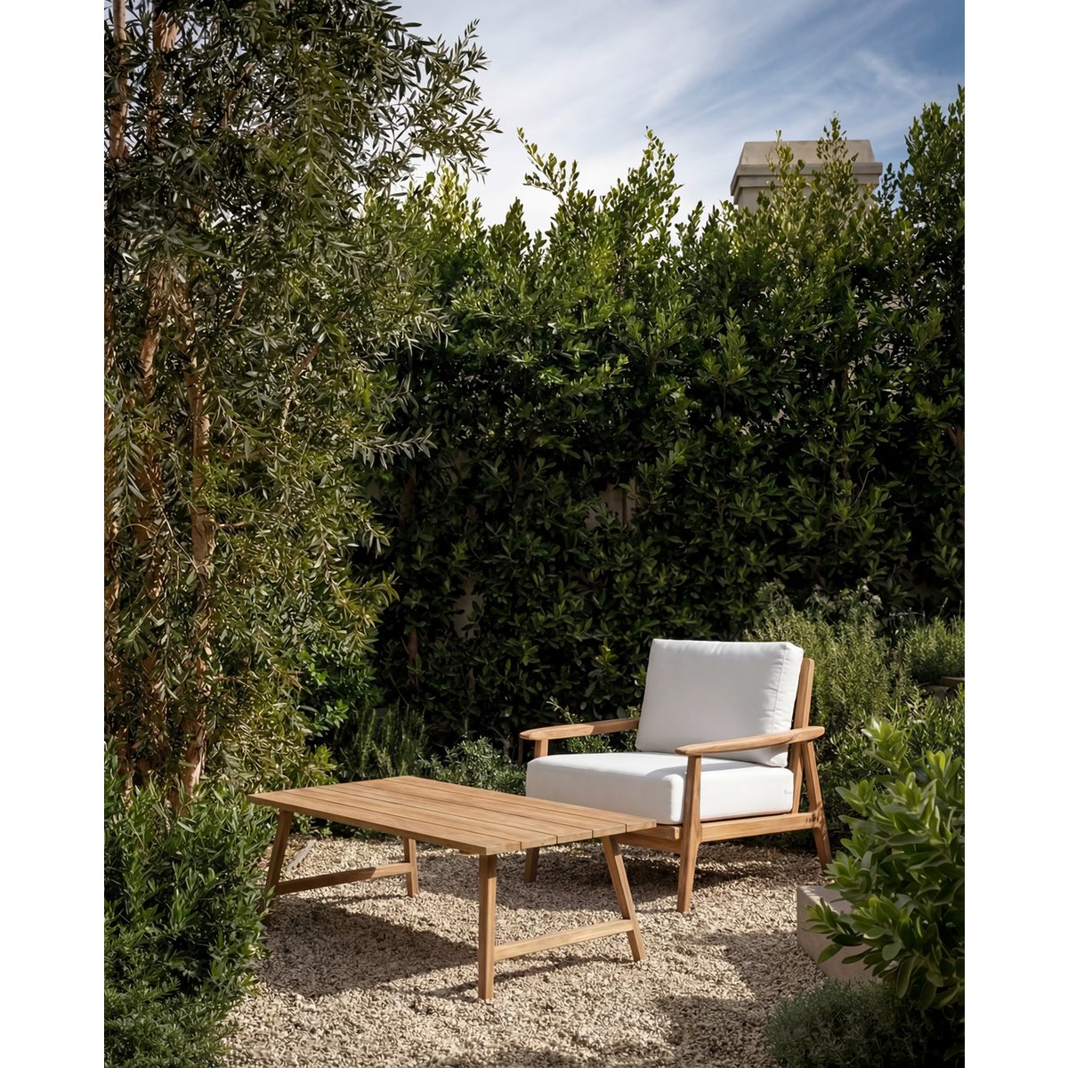 Reclaimed Teak Outdoor Sofa - Gilimanuk One Seater