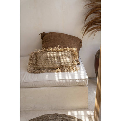 The Raffia Cushion Cover Rectangular - Natural - 30x50