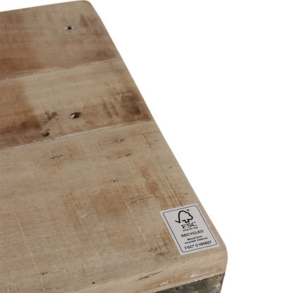 Limewash Folding Dining Bench – Rustic Seating, 120/160 cm