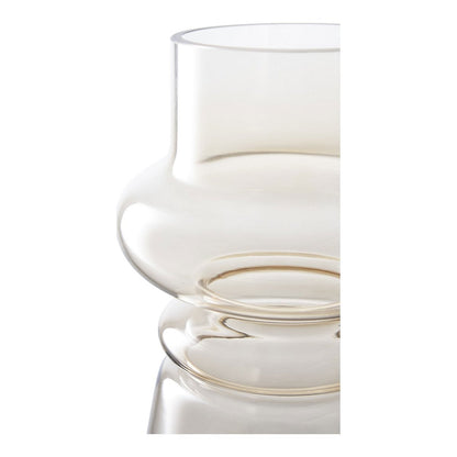 Glass Vase Smoked Brown - Modern Decorative Vase ø17x31 cm