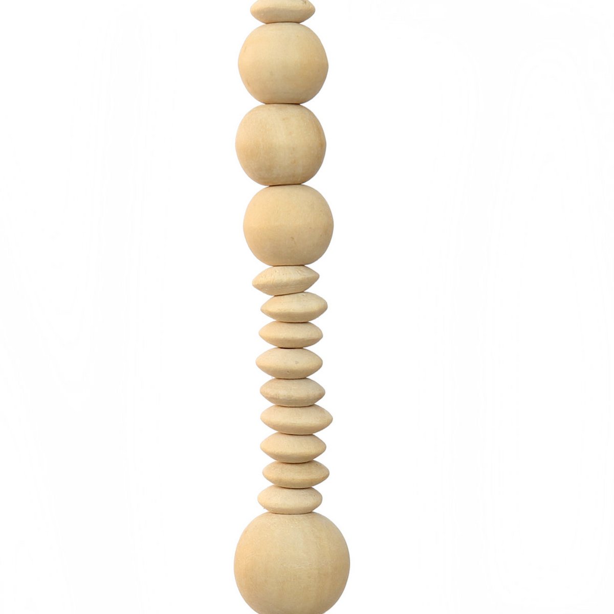 Shell and Wood Necklace - Lovina Natural Black
