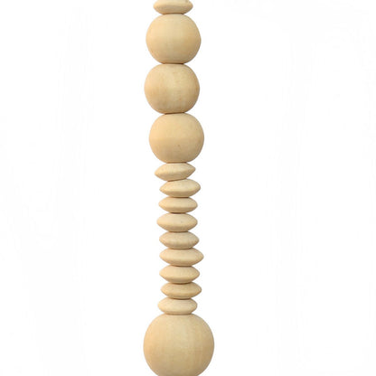 Shell and Wood Necklace - Lovina Natural Black