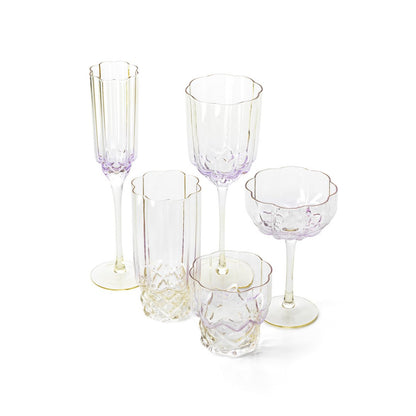The Pink Blush Cocktail Coupe - Pink