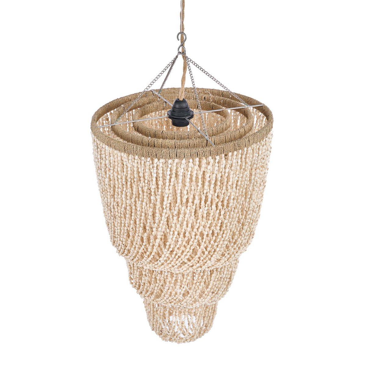 The Lagoon Shell Chandelier - Natural - L