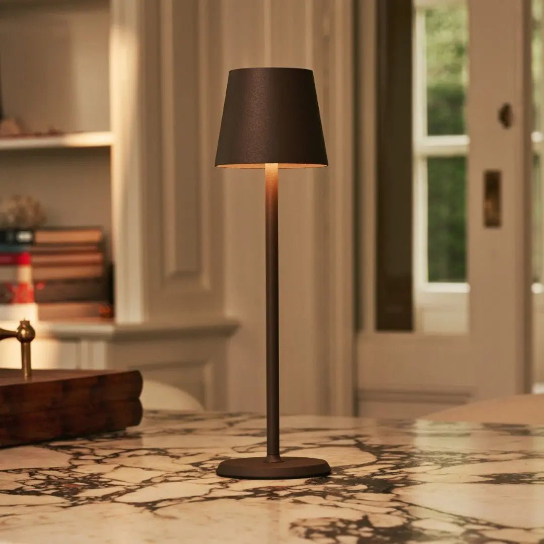 Ampère à Sans Fil Jasper Mocha Brown | 3 Stages de Lumière et Réglable