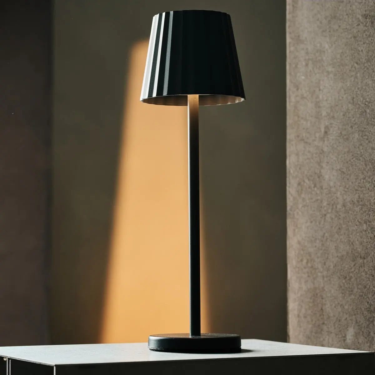 Combi Set Professional | 8 x May Stone Grey Rechargeable Table Lamps & 1 x Central Station Charging Station