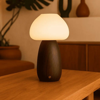 Bear Dark Brown Rechargeable Lamp | Cordless, Dimmable & Up to 100 Hours of Battery Life