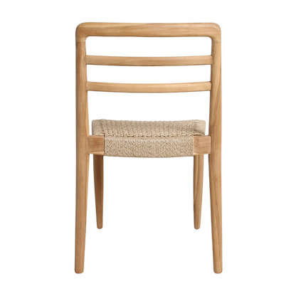Teak Garden Chair - Natural FSC Wood Outdoor Seating
