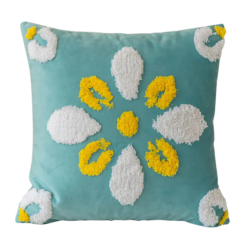 Nordic Tufted Pillowcase - Decorative Throw Cushion - 45x45cm