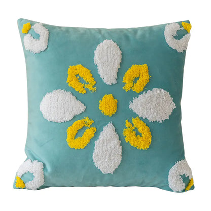 Nordic Tufted Pillowcase - Decorative Throw Cushion - 45x45cm