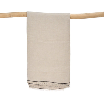 The Tuscany Tablecloth - Natural Black - 150x250