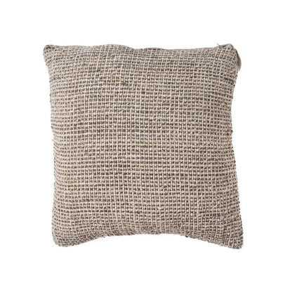 Linen Pillow Cover - The Linen Grain Black Natural