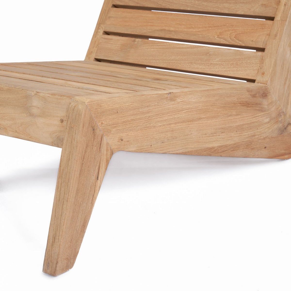 Reclaimed Teak Sofa - Natural White One Seater