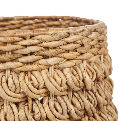 Banana Leaf Storage Basket - Natural Woven Basket for Home Organization - M